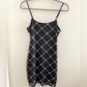 Divided H&M plaid mini dress